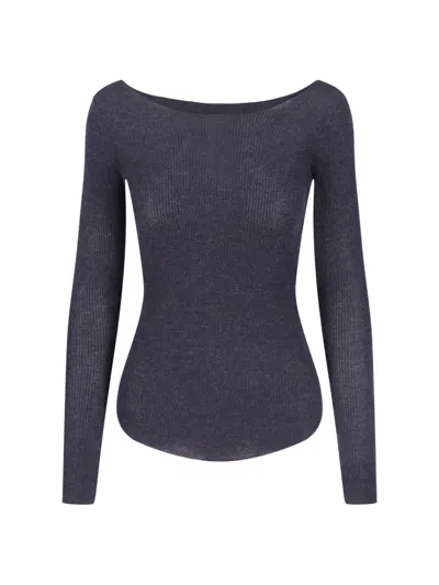 Isabel Marant Cashmere And Silk Blend Sweater In Gray