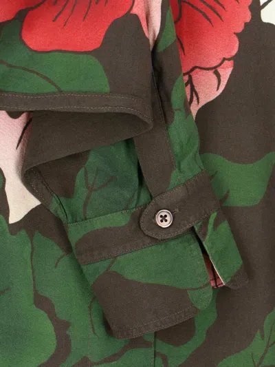 Our Legacy Floral Print Long Sleeve Casual Top In Multi