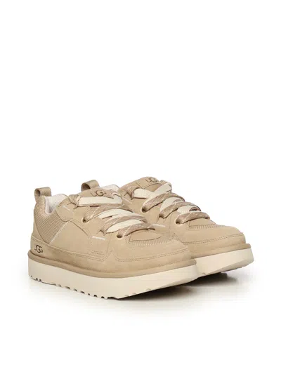 Ugg Lo Lowmel Mesh And Suede Sneakers In Animal Print