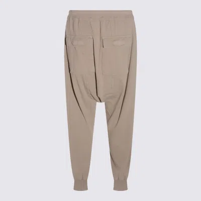 Drkshdw Beige Cotton Pants In Multi