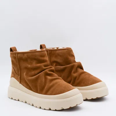 Ugg Heritage Utility Mini Boots In Brown