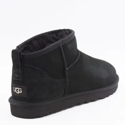 Ugg Classic Ultra Mini Ankle Boots In Black