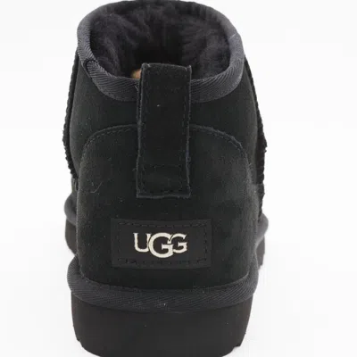 Ugg Classic Ultra Mini Ankle Boots In Black