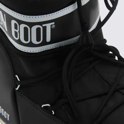 Moon Boot Black Icon Short Snow Boots In Black