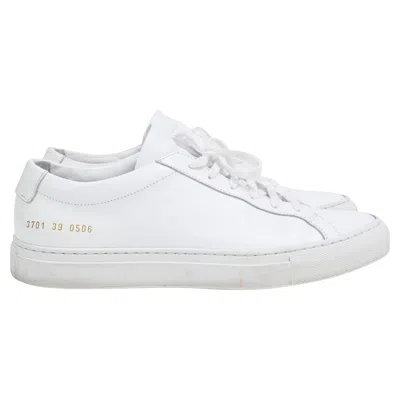Common Projects Leather Sneakers In White