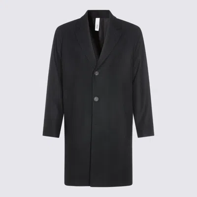 Hevo Single-breasted Coat In Black