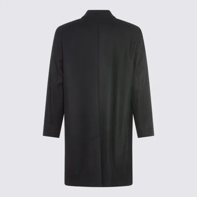Hevo Single-breasted Coat In Black