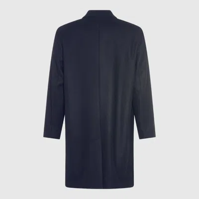 Hevo Button-fastening Coat In Blue