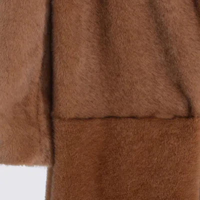 Antonelli Brown Tailored Coat With Structured Fit In Brown