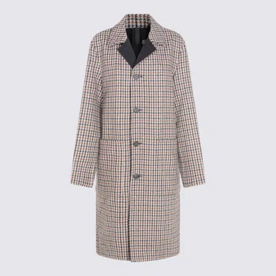 Mackage Houndstooth-pattern Coat In Pink