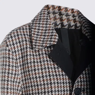 Mackage Houndstooth-pattern Coat In Pink