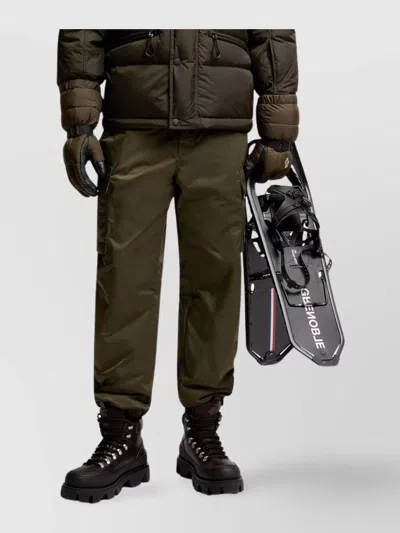 Moncler Grenoble Short Down Jacket With Hood In Black