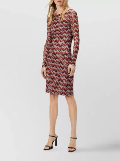 Missoni Midikleid Mit U-boot-ausschnitt In Multi