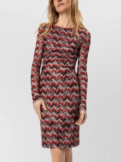 Missoni Midikleid Mit U-boot-ausschnitt In Multi