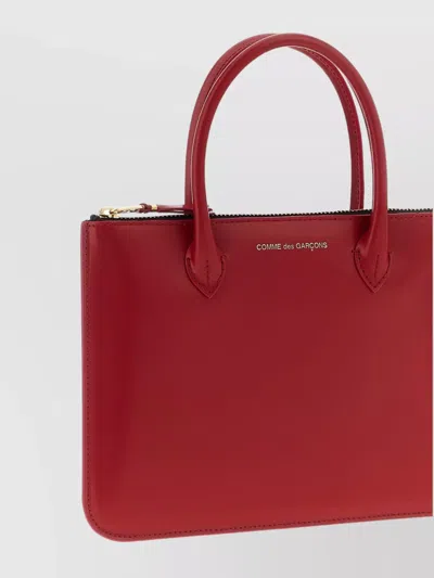 Comme Des Garçons Top Handle Clutch Bag Sa5100ha In Red