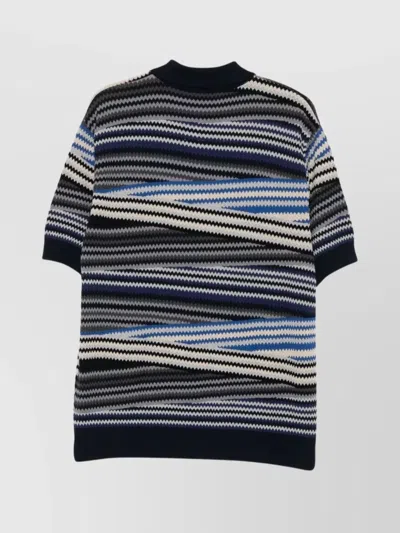 Missoni Striped Polo In Multi