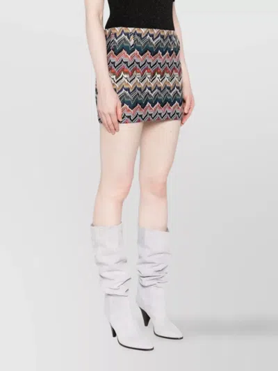 Missoni Minirock Aus Strukturierter Spitze In Animal Print