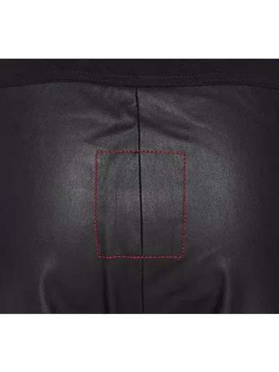 Uma Wang Stretch Leather Trousers Seam Detailing In Animal Print