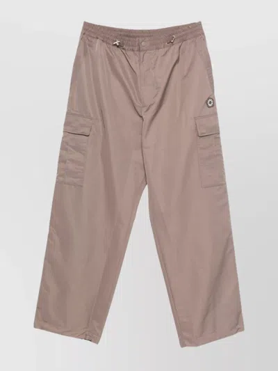 Kenzo Comfortable Trousers Featuring Multiple Pockets In Brown