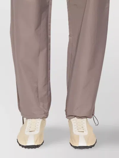 Kenzo Comfortable Trousers Featuring Multiple Pockets In Brown