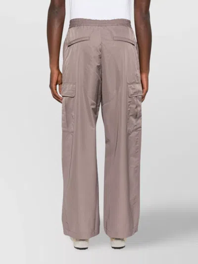 Kenzo Comfortable Trousers Featuring Multiple Pockets In Brown