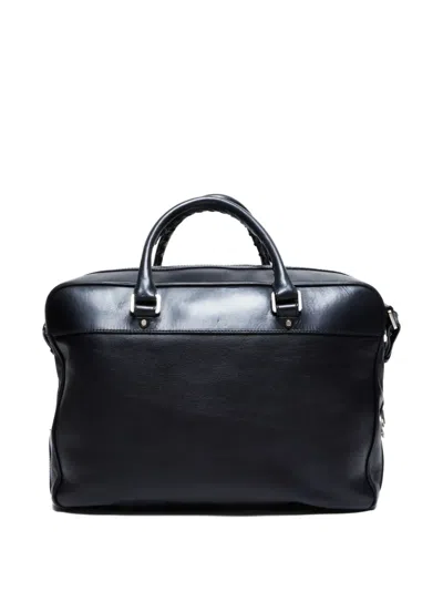 Pre-owned Balenciaga 2000-2020s Leather Laptop Bag In Black