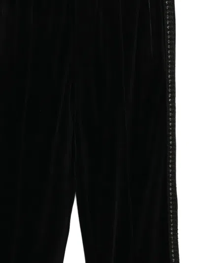 Andersson Bell Chain-link Trousers In Black