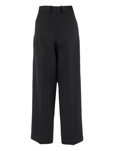 Jil Sander Wool Trousers In Black