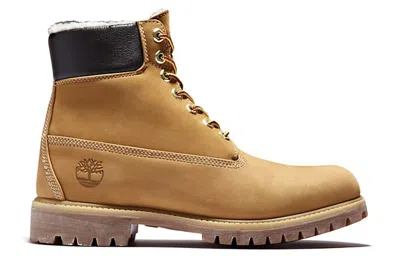 Timberland Premium Waterproof Leather Work Boots In Wheat Nubuck