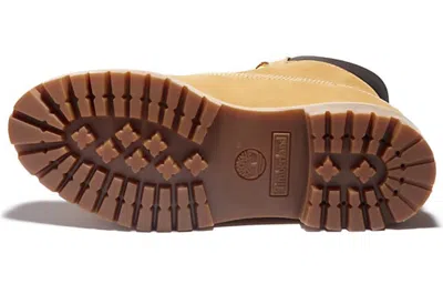 Timberland Premium Waterproof Leather Work Boots In Wheat Nubuck