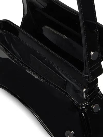 Diesel Play-crossbody Bag In Semi Gloss Leather In Black