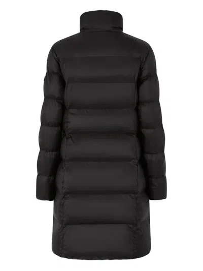 Pinko Doudoune Longue Semi-brillante In Black