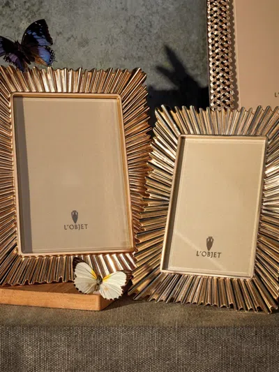 L'objet Ray Photo Frame (10cm X 15cm) In Gold