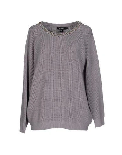 Shop Dkny Sweater In Grey