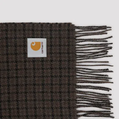 Carhartt Wip Lowis Vitola Heather Scarf In Brown
