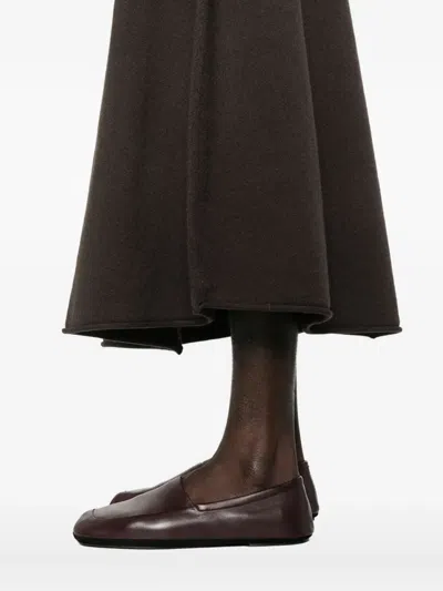 Extreme Cashmere Cashmere Midi Skirt In Brown