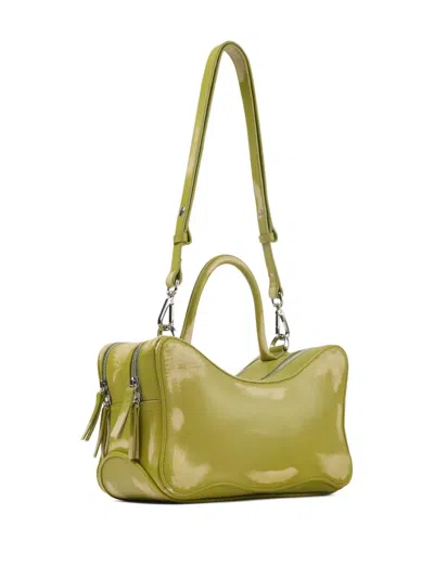Camperlab Curved Top-handle Shoulder Bag In Green