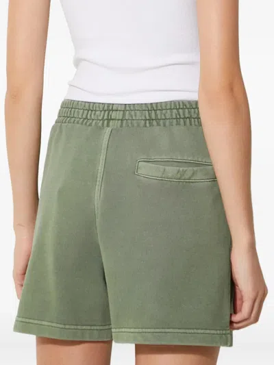 Carhartt Duster Script Embroidered Track Shorts In Green