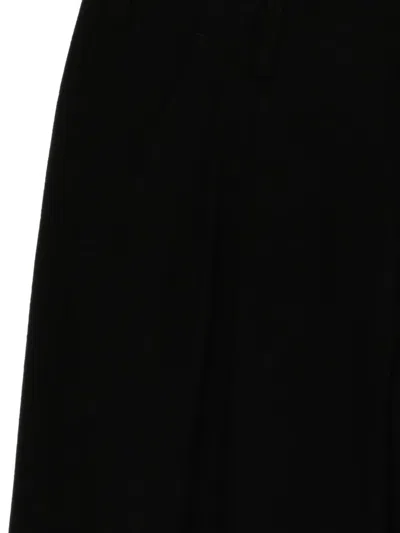 Y's Wool Trousers In Black