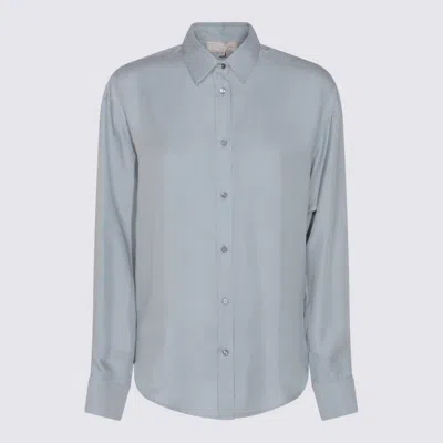 Antonelli Button-down Long-sleeved Shirt In Blue