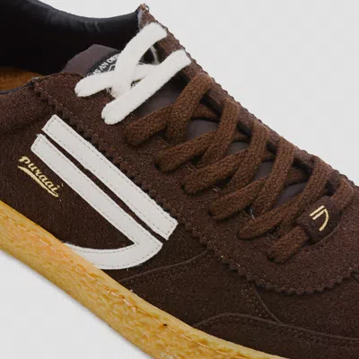 Puraai Logo-detail Sneakers In Burgundy