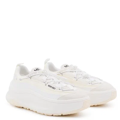 Moon Boot Chunky Platform Sneakers Featuring Logo Inserts In White