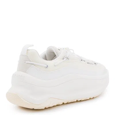 Moon Boot Chunky Platform Sneakers Featuring Logo Inserts In White