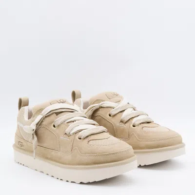 Ugg Lo Lowmel Mesh And Suede Sneakers In Animal Print