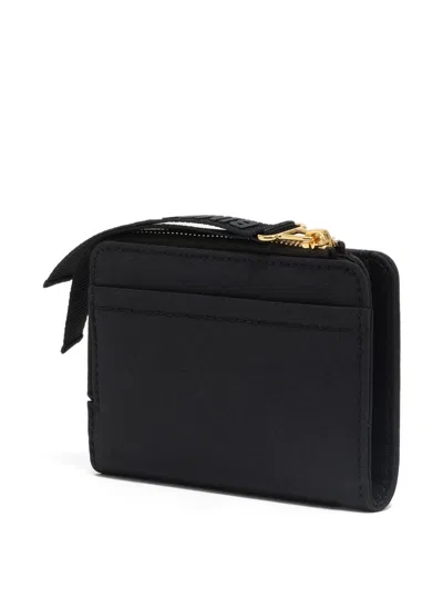Bimba Y Lola Top-zip Logo Wallet In Black