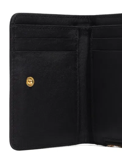 Bimba Y Lola Top-zip Logo Wallet In Black