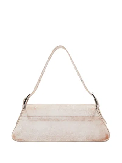 Camperlab Leather Shoulder Bag In White