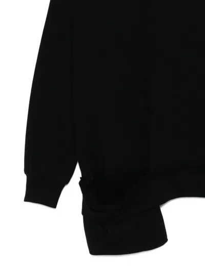 Y's Cotton Sweatshirt In Black