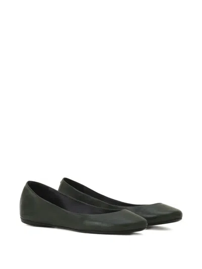Lanvin Leather Ballet Flats In Multi