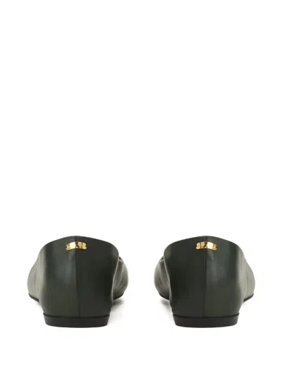 Lanvin Leather Ballet Flats In Multi